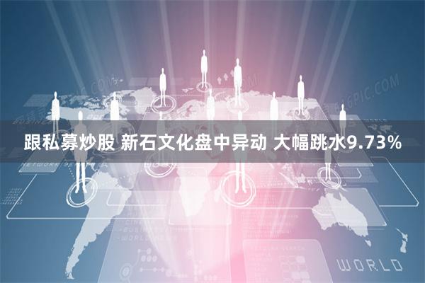 跟私募炒股 新石文化盘中异动 大幅跳水9.73%